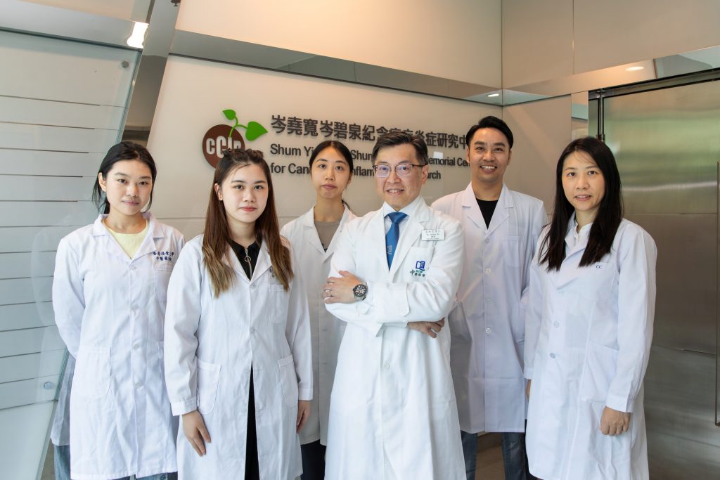 高加信博士和研究團隊成員，首次闡述異甘草素對抗胰臟癌的潛力。